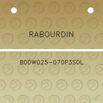 rabourdin-b0dw025-070p3s0l