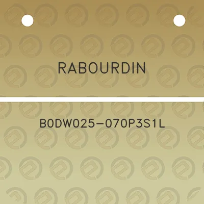 rabourdin-b0dw025-070p3s1l