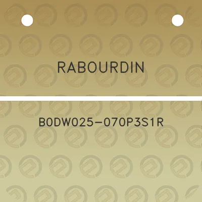 rabourdin-b0dw025-070p3s1r