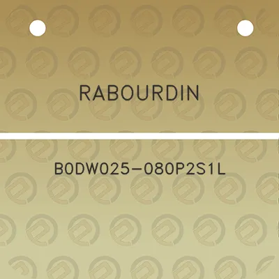 rabourdin-b0dw025-080p2s1l