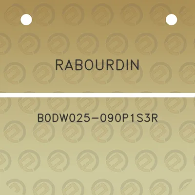 rabourdin-b0dw025-090p1s3r