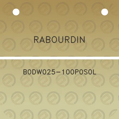 rabourdin-b0dw025-100p0s0l