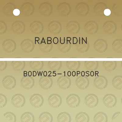 rabourdin-b0dw025-100p0s0r