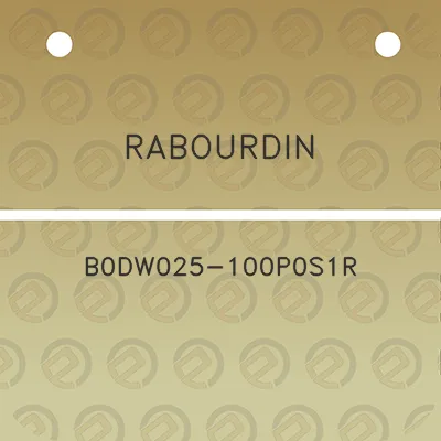 rabourdin-b0dw025-100p0s1r