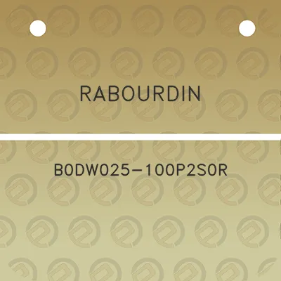 rabourdin-b0dw025-100p2s0r