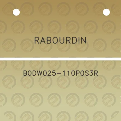 rabourdin-b0dw025-110p0s3r