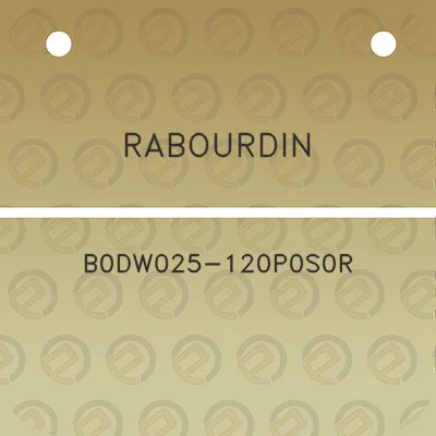 rabourdin-b0dw025-120p0s0r