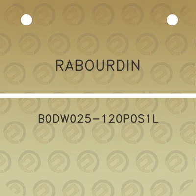 rabourdin-b0dw025-120p0s1l