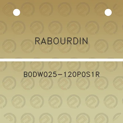 rabourdin-b0dw025-120p0s1r