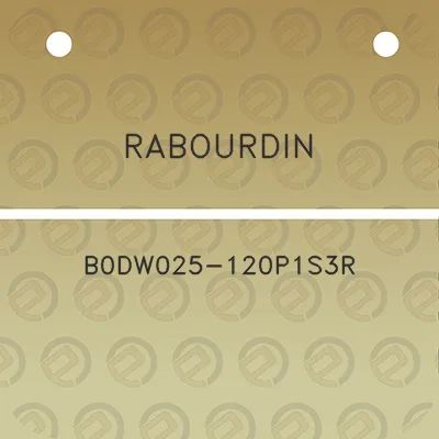 rabourdin-b0dw025-120p1s3r