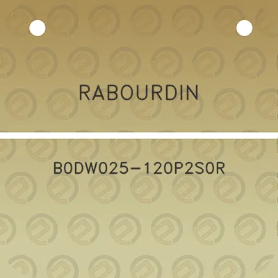 rabourdin-b0dw025-120p2s0r