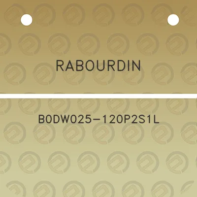 rabourdin-b0dw025-120p2s1l