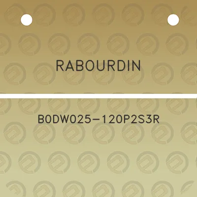 rabourdin-b0dw025-120p2s3r