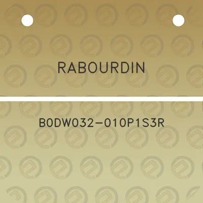 rabourdin-b0dw032-010p1s3r