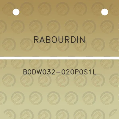 rabourdin-b0dw032-020p0s1l