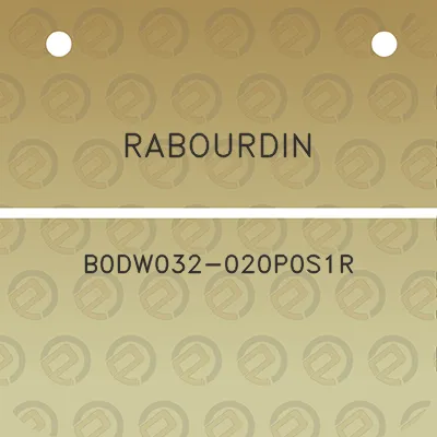 rabourdin-b0dw032-020p0s1r