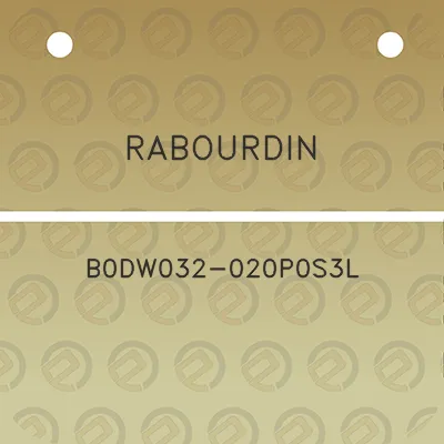 rabourdin-b0dw032-020p0s3l