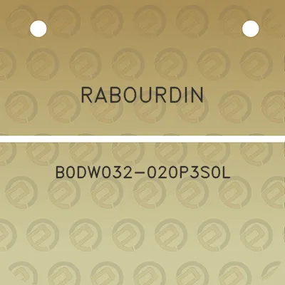 rabourdin-b0dw032-020p3s0l