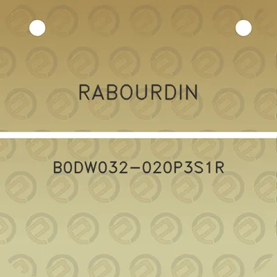 rabourdin-b0dw032-020p3s1r