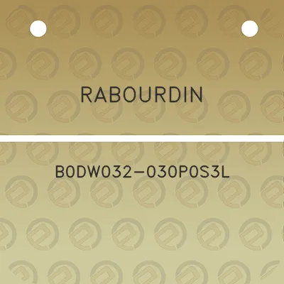 rabourdin-b0dw032-030p0s3l