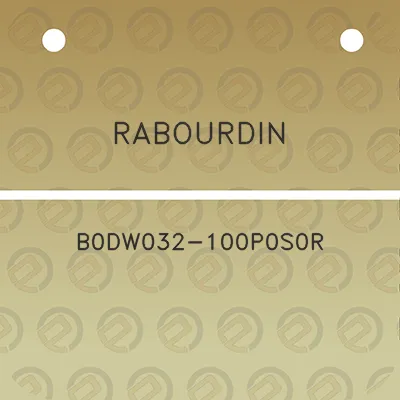 rabourdin-b0dw032-100p0s0r