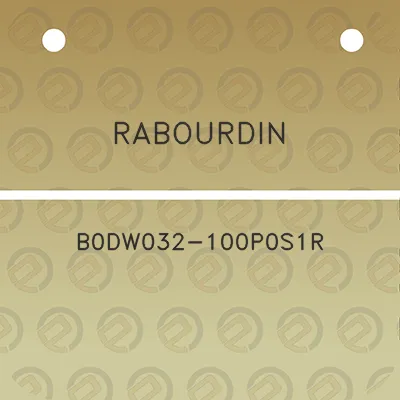 rabourdin-b0dw032-100p0s1r