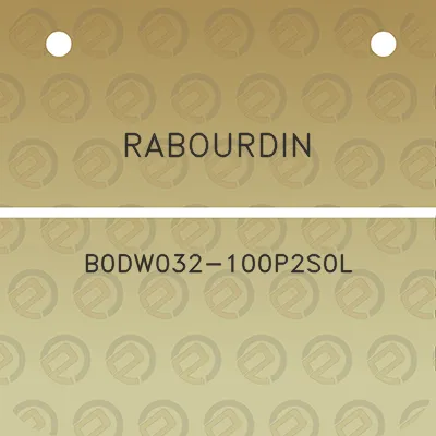 rabourdin-b0dw032-100p2s0l