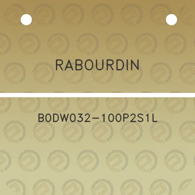 rabourdin-b0dw032-100p2s1l