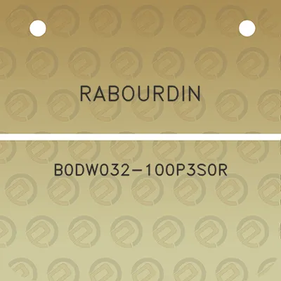 rabourdin-b0dw032-100p3s0r