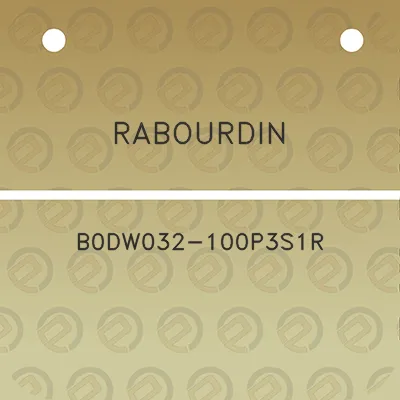 rabourdin-b0dw032-100p3s1r