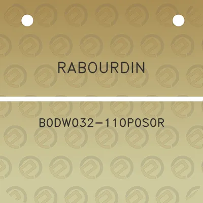 rabourdin-b0dw032-110p0s0r