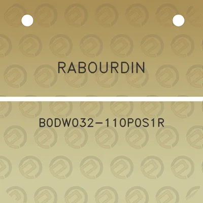 rabourdin-b0dw032-110p0s1r