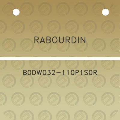 rabourdin-b0dw032-110p1s0r