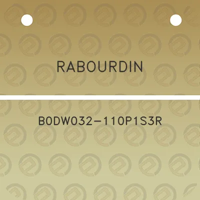 rabourdin-b0dw032-110p1s3r