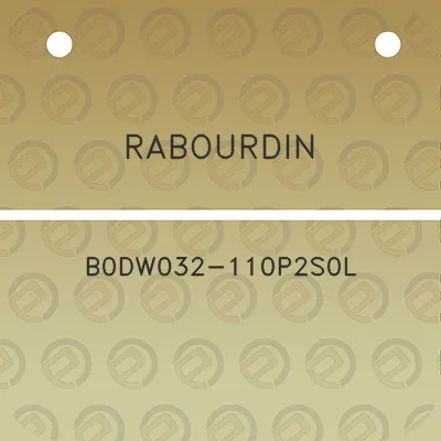 rabourdin-b0dw032-110p2s0l