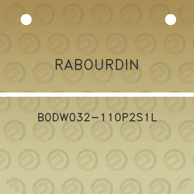 rabourdin-b0dw032-110p2s1l