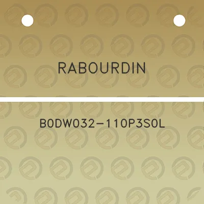 rabourdin-b0dw032-110p3s0l