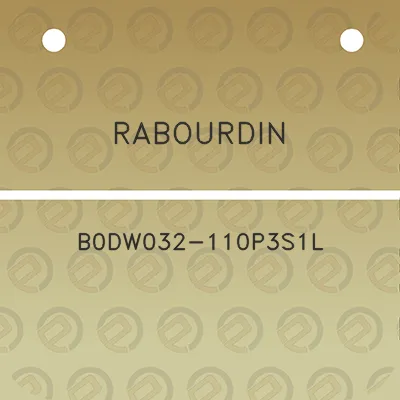 rabourdin-b0dw032-110p3s1l