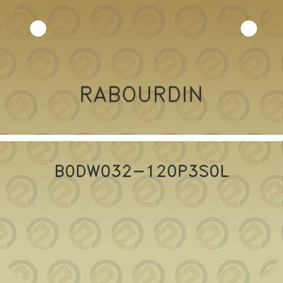 rabourdin-b0dw032-120p3s0l