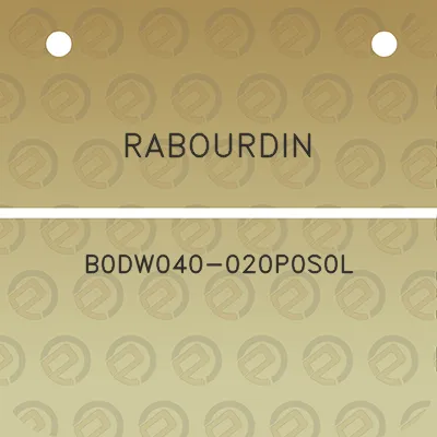 rabourdin-b0dw040-020p0s0l