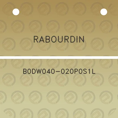 rabourdin-b0dw040-020p0s1l