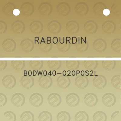 rabourdin-b0dw040-020p0s2l