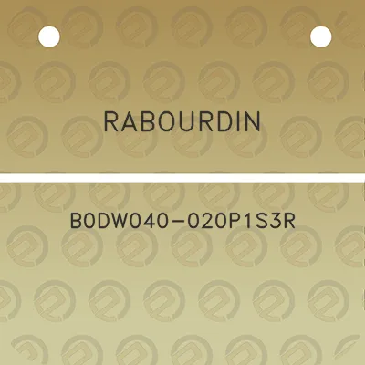 rabourdin-b0dw040-020p1s3r