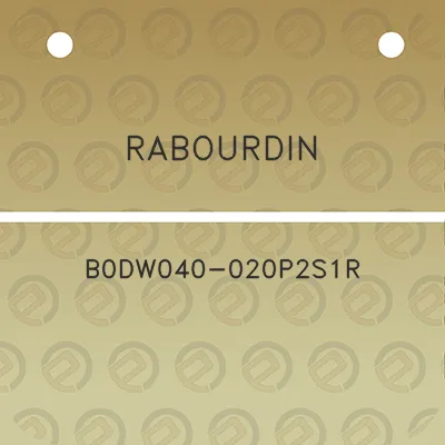 rabourdin-b0dw040-020p2s1r