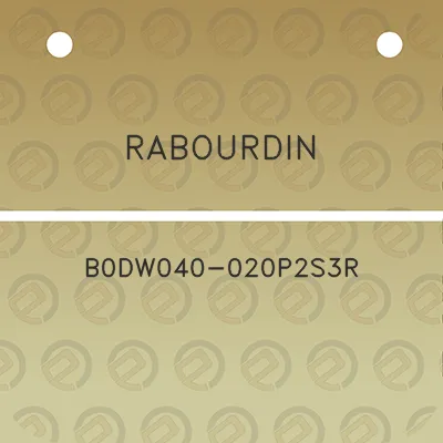 rabourdin-b0dw040-020p2s3r