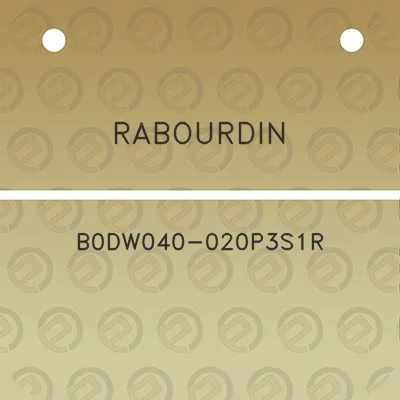 rabourdin-b0dw040-020p3s1r