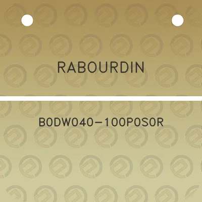 rabourdin-b0dw040-100p0s0r