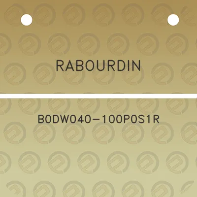 rabourdin-b0dw040-100p0s1r