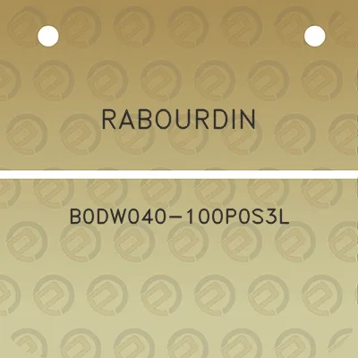 rabourdin-b0dw040-100p0s3l