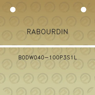 rabourdin-b0dw040-100p3s1l